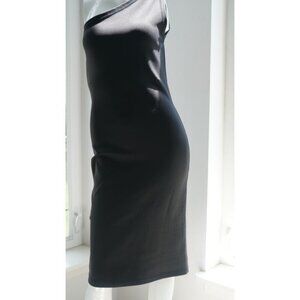 Black Asymmetrical Top Dress